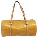 LOUIS VUITTON Monogram Vernis Bedford Hand Bag Beige M91006 LV Auth 177215-2