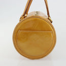 LOUIS VUITTON Monogram Vernis Bedford Hand Bag Beige M91006 LV Auth 177215-3