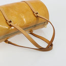 LOUIS VUITTON Monogram Vernis Bedford Hand Bag Beige M91006 LV Auth 177215-7