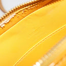 LOUIS VUITTON Monogram Vernis Christy MM Shoulder Bag Jaune M91108 Auth 177224-17