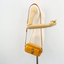 LOUIS VUITTON Monogram Vernis Christy MM Shoulder Bag Jaune M91108 Auth 177224-25