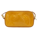 LOUIS VUITTON Monogram Vernis Christy MM Shoulder Bag Jaune M91108 Auth 177224-3