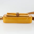 LOUIS VUITTON Monogram Vernis Christy MM Shoulder Bag Jaune M91108 Auth 177224-9