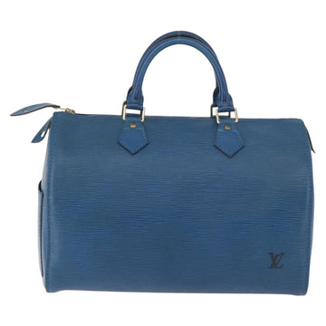 LOUIS VUITTON Epi Speedy 30 Hand Bag Toledo Blue M43005 LV Auth 177225A - 0