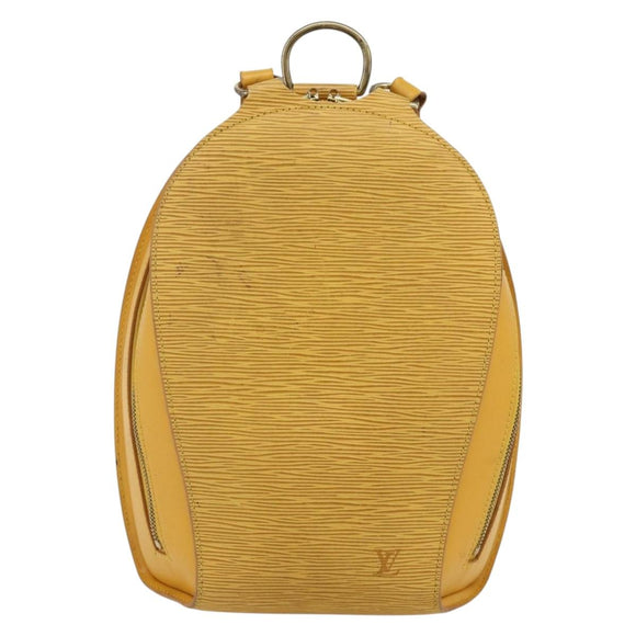 LOUIS VUITTON Epi Mabillon Backpack Yellow M52239 LV Auth 177227