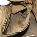 FENDI Zucca Canvas Hand Bag Black Brown Auth 177235-20