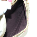 CHANEL Graphic Backpack Coated Canvas Gold CC Auth 177236SM-15