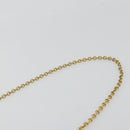 CELINE Chain Shoulder Bag Leather Green Gold Auth 177238A-8