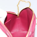 BOTTEGA VENETA Padded Half Moon Chain Bag Leer Bordeaux Goud Origineel 177240A-17
