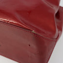 LOUIS VUITTON Monogram Vernis Wilshire PM Bag Pomme D'amour M93642 Auth 177241-8