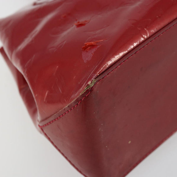 LOUIS VUITTON Monogram Vernis Wilshire PM Bag Pomme D'amour M93642 Auth 177241