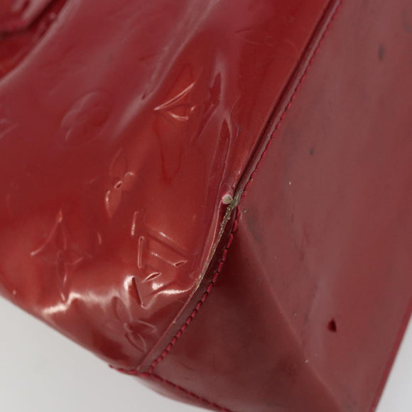 LOUIS VUITTON Monogram Vernis Wilshire PM Bag Pomme D'amour M93642 Auth 177241