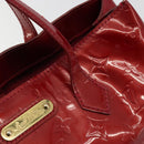 LOUIS VUITTON Monogram Vernis Wilshire PM Bag Pomme D'amour M93642 Auth 177241-10