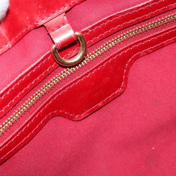 LOUIS VUITTON Monogram Vernis Wilshire PM Bag Pomme D'amour M93642 Auth 177241
