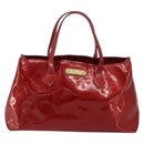 LOUIS VUITTON Monogram Vernis Wilshire PM Bag Pomme D'amour M93642 Auth 177241-13