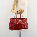 LOUIS VUITTON Monogram Vernis Wilshire PM Bag Pomme D'amour M93642 Auth 177241-24