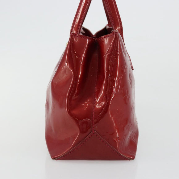LOUIS VUITTON Monogram Vernis Wilshire PM Bag Pomme D'amour M93642 Auth 177241