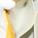 CHANEL Standard Tote Bag Patent leather Yellow CC Auth 177242-22