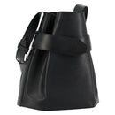 LOUIS VUITTON Epi Sac Depaule GM Shoulder Bag Black M80155 LV Auth 177244-1
