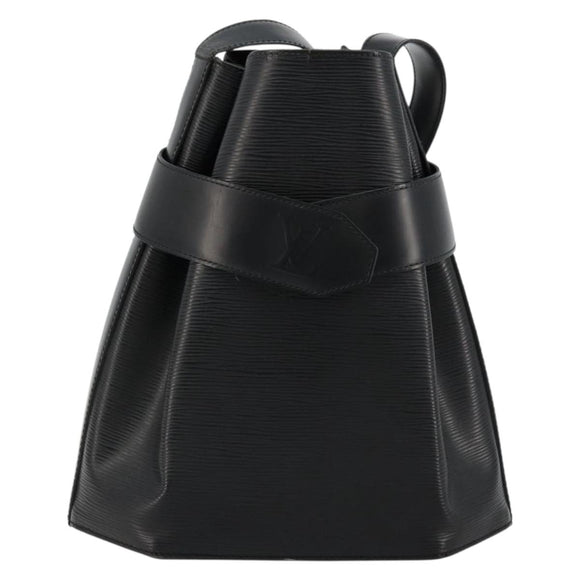 LOUIS VUITTON Epi Sac Depaule GM Shoulder Bag Black M80155 LV Auth 177244
