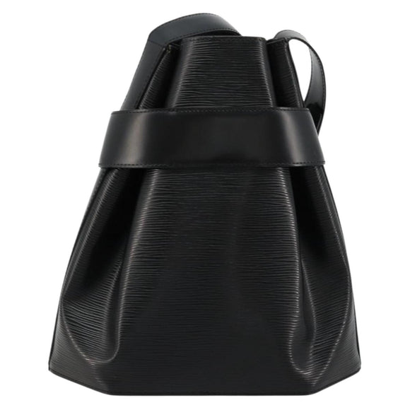 LOUIS VUITTON Epi Sac Depaule GM Shoulder Bag Black M80155 LV Auth 177244