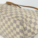 LOUIS VUITTON Damier Azur Neverfull MM Tote Bag N41605 LV Auth 177246-15