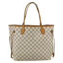 LOUIS VUITTON Damier Azur Neverfull MM Tote Bag N41605 LV Auth 177246-13
