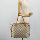 LOUIS VUITTON Damier Azur Neverfull MM Tote Bag N41605 LV Auth 177246-21