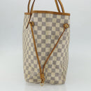 LOUIS VUITTON Damier Azur Neverfull MM Tote Bag N41605 LV Auth 177246-4