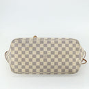 LOUIS VUITTON Damier Azur Neverfull MM Tote Bag N41605 LV Auth 177246-5
