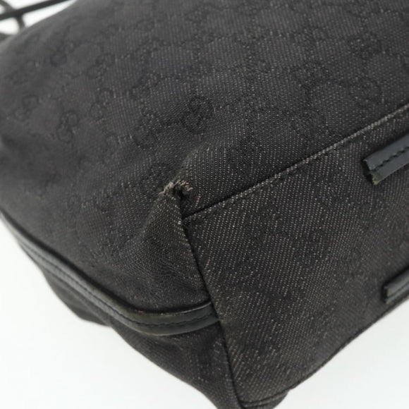 GUCCI GG Canvas Tote Bag Black 101341 Auth 177247