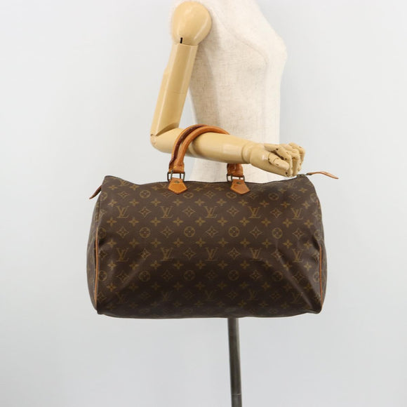 LOUIS VUITTON Monogram Speedy 40 Hand Bag M41522 LV Auth 177250A