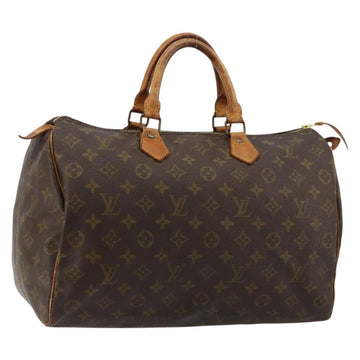 LOUIS VUITTON Monogram Speedy 35 Hand Bag M41524 LV Auth 177252
