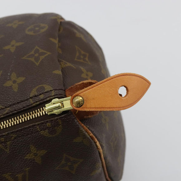 LOUIS VUITTON Monogram Speedy 35 Handtasche M41524 LV Auth 177252