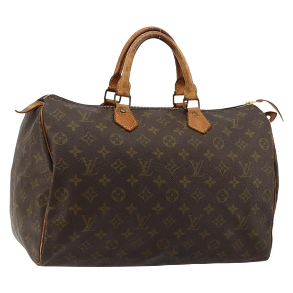 LOUIS VUITTON Monogram Speedy 35 Handtasche M41524 LV Auth 177252