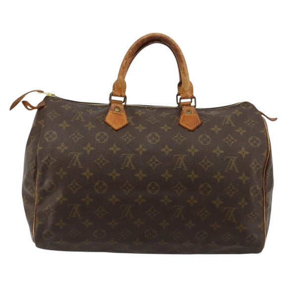 LOUIS VUITTON Monogram Speedy 35 Handtasche M41524 LV Auth 177252