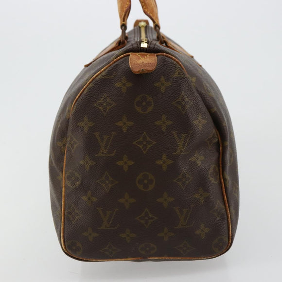 LOUIS VUITTON Monogram Speedy 35 Handtasche M41524 LV Auth 177252