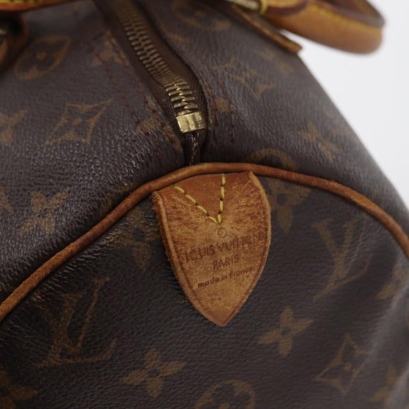 LOUIS VUITTON Monogram Speedy 30 Handtasche M41526 LV Auth 177254