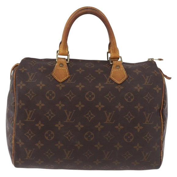 LOUIS VUITTON Monogram Speedy 30 Handtasche M41526 LV Auth 177254