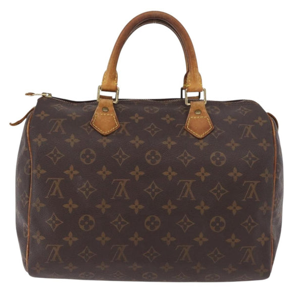 LOUIS VUITTON Monogram Speedy 30 Handtasche M41526 LV Auth 177254
