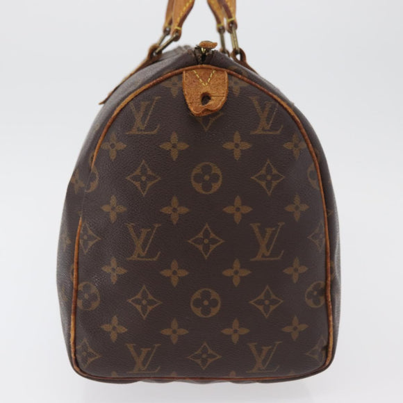 LOUIS VUITTON Monogram Speedy 30 Handtasche M41526 LV Auth 177254