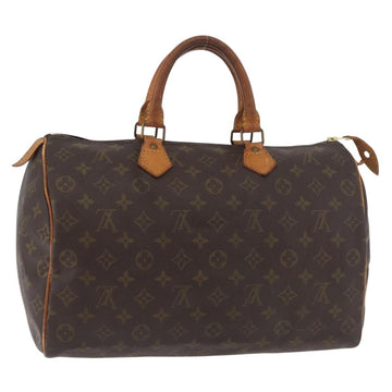 LOUIS VUITTON Monogram Speedy 35 Hand Bag M41524 LV Auth 177255A