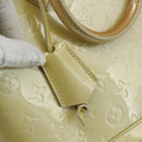 LOUIS VUITTON Monogram Vernis Alma PM Handtas 2way Beige M90170 LV Auth 177260-10