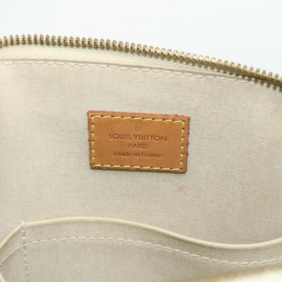 LOUIS VUITTON Monogram Vernis Alma PM Handtas 2way Beige M90170 LV Auth 177260