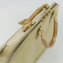 LOUIS VUITTON Monogram Vernis Alma PM Handtas 2way Beige M90170 LV Auth 177260-6
