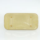 LOUIS VUITTON Monogram Vernis Alma PM Handtas 2way Beige M90170 LV Auth 177260-5