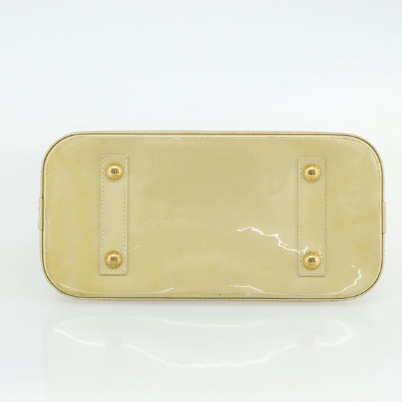 LOUIS VUITTON Monogram Vernis Alma PM Handtas 2way Beige M90170 LV Auth 177260