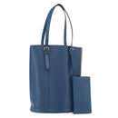 LOUIS VUITTON Epi Bucket GM Shoulder Bag SPO Blue LV Auth 177263-1