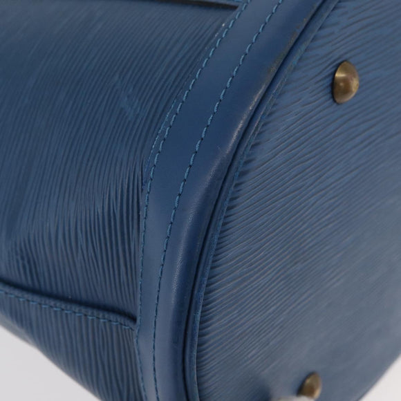 LOUIS VUITTON Epi Bucket GM Shoulder Bag SPO Blue LV Auth 177263