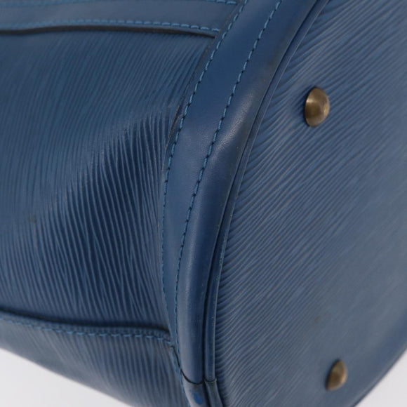 LOUIS VUITTON Epi Bucket GM Shoulder Bag SPO Blue LV Auth 177263